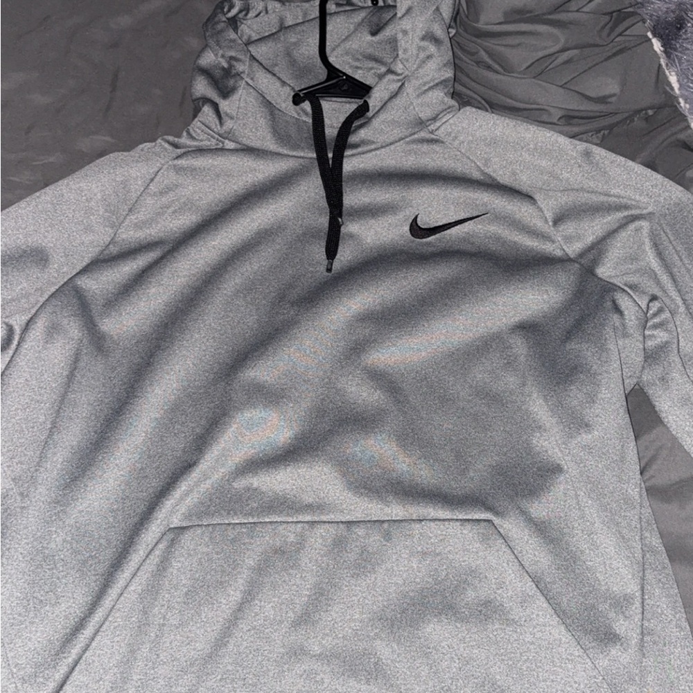 Nike Dri-FIT Heather Gray Hoodie